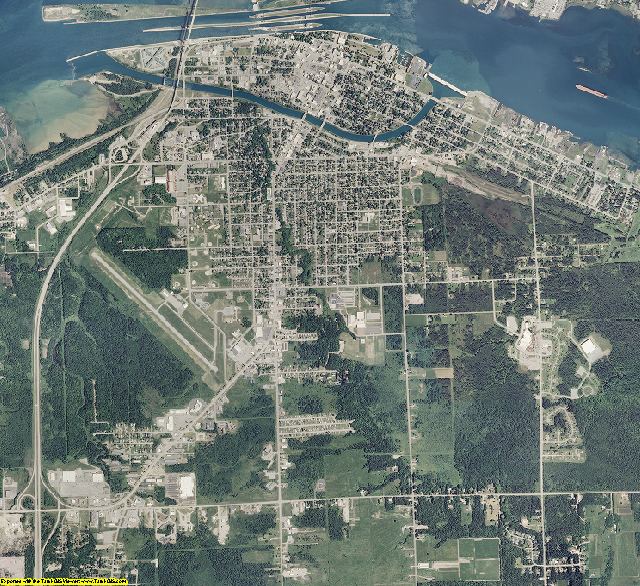Chippewa County, Michigan aerial photography