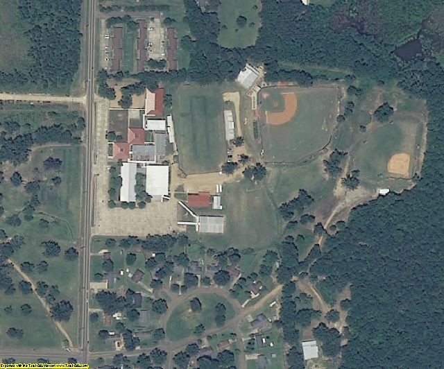 Clay County, MS aerial photography detail