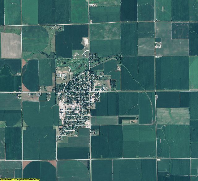 Clay County, Nebraska aerial photography