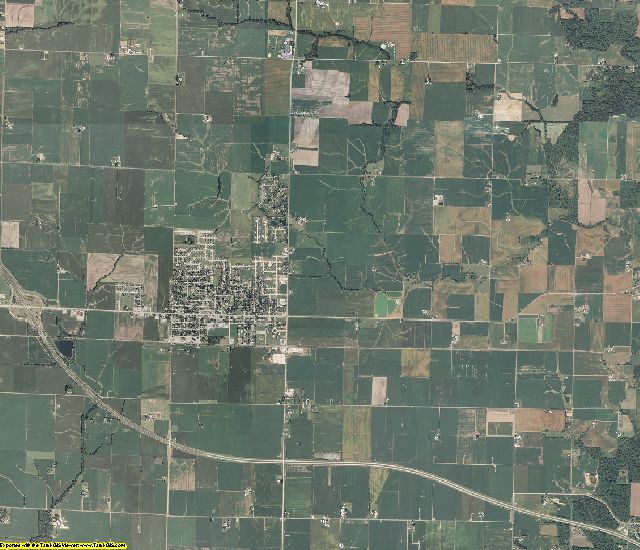 Clinton County, Illinois aerial photography