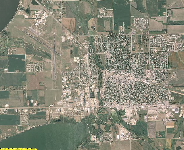 Codington County, South Dakota aerial photography