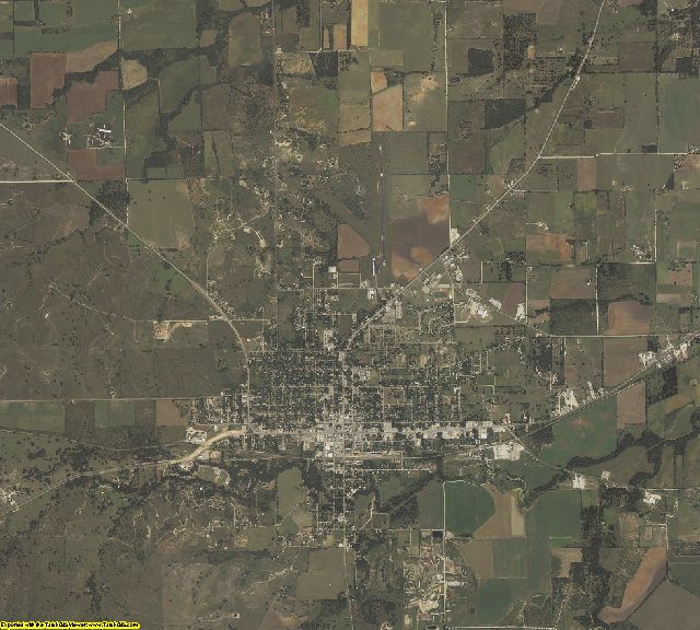 Comanche County, Texas aerial photography