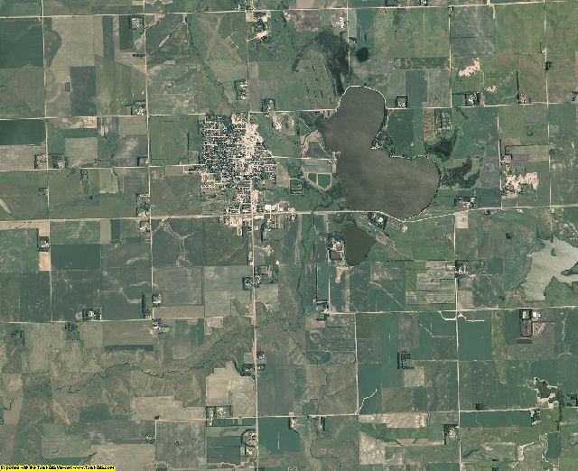 Deuel County, South Dakota aerial photography
