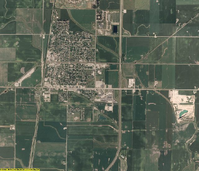 Douglas County, Illinois aerial photography