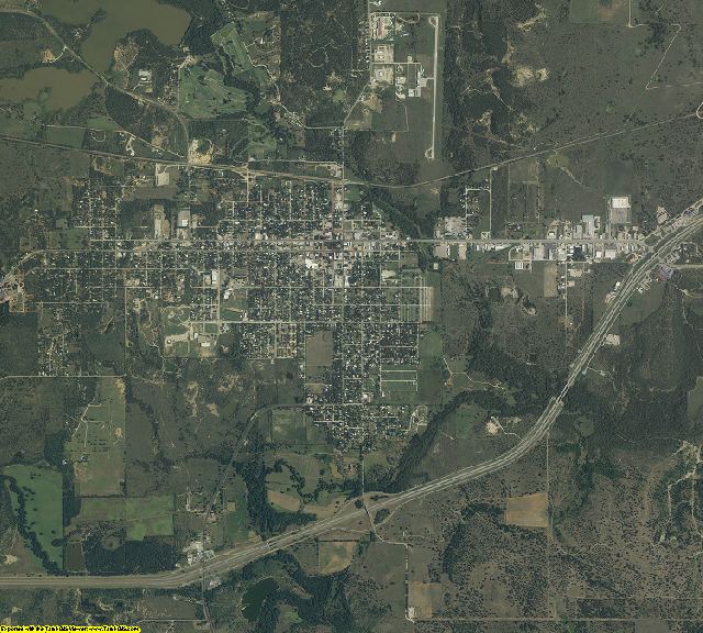 Eastland County, Texas aerial photography