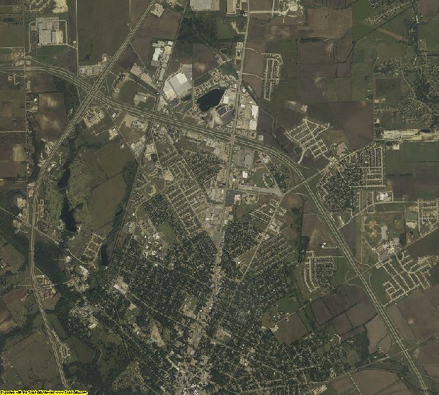 Ellis County, Texas aerial photography