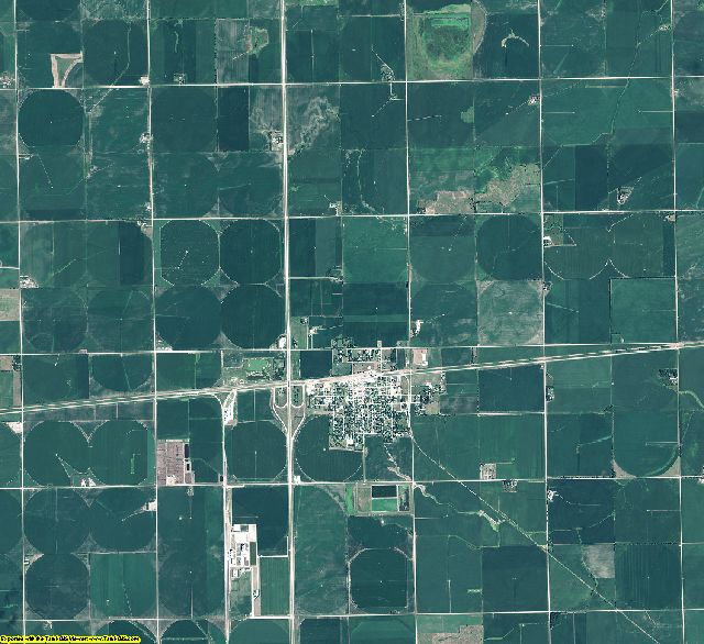 Fillmore County, Nebraska aerial photography