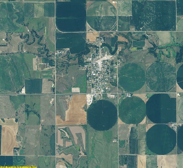 Franklin County, Nebraska aerial photography