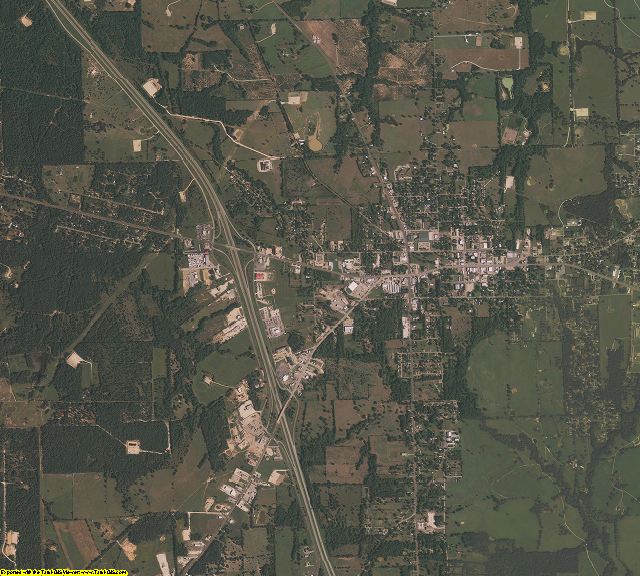 Freestone County, Texas aerial photography