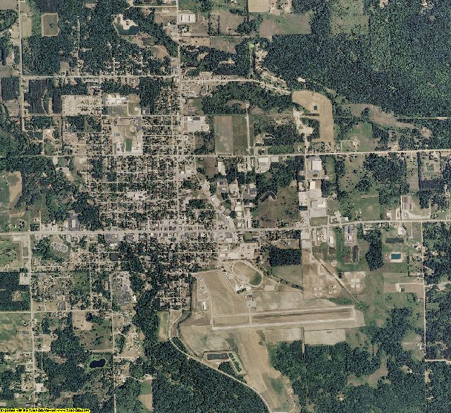 Gladwin County, Michigan aerial photography