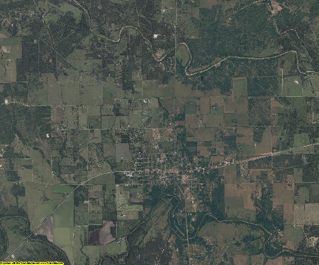 Goliad County, Texas aerial photography