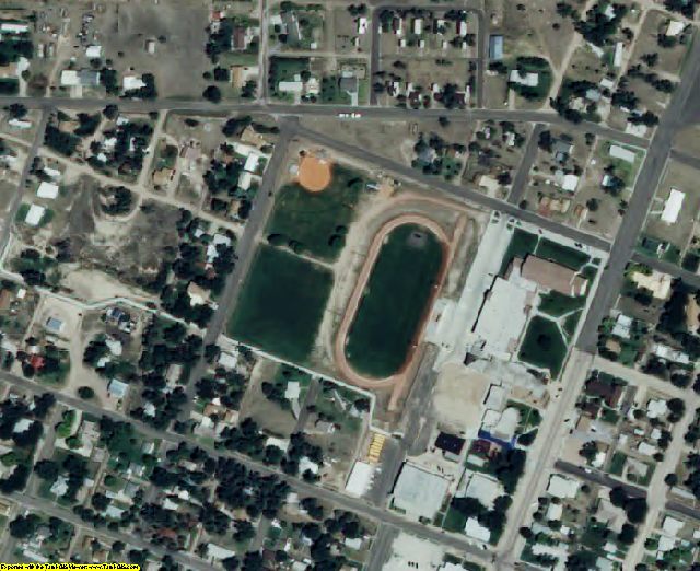 Hamilton County, KS aerial photography detail