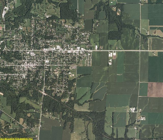 Hancock County, Illinois aerial photography