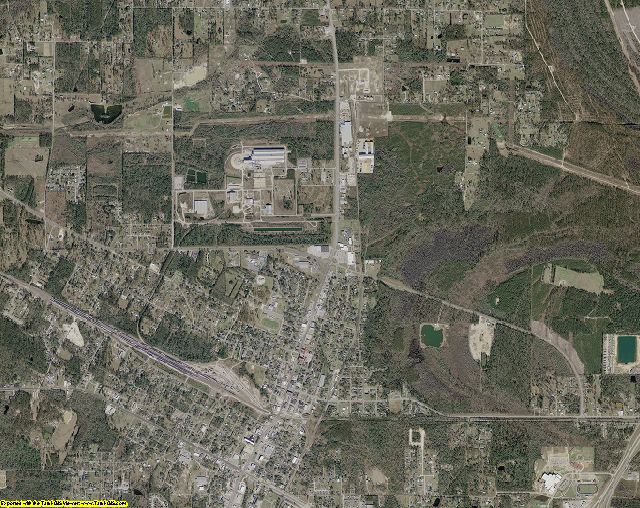 Hardin County, Texas aerial photography
