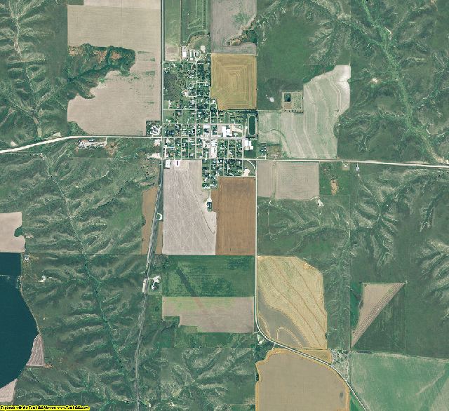 Hayes County, Nebraska aerial photography