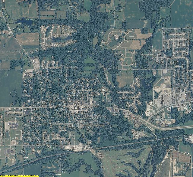 Hendricks County, Indiana aerial photography