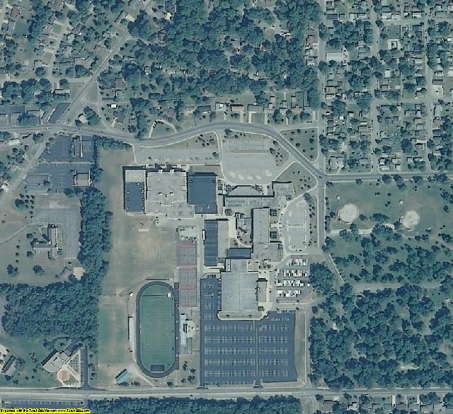 Henry County, IN aerial photography detail