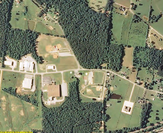 Humphreys County, TN aerial photography detail