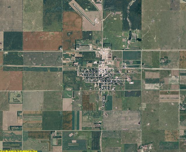 Hyde County, South Dakota aerial photography