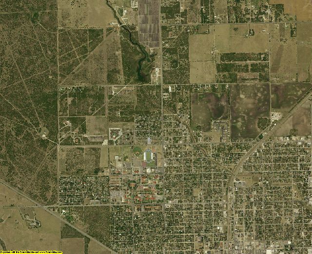Kleberg County, Texas aerial photography