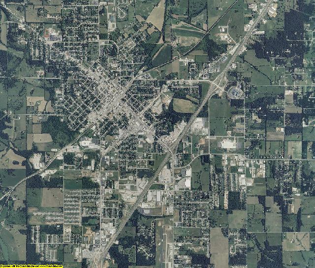 Laclede County, Missouri aerial photography