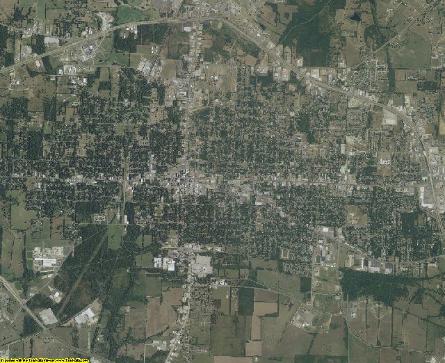 Lamar County, Texas aerial photography