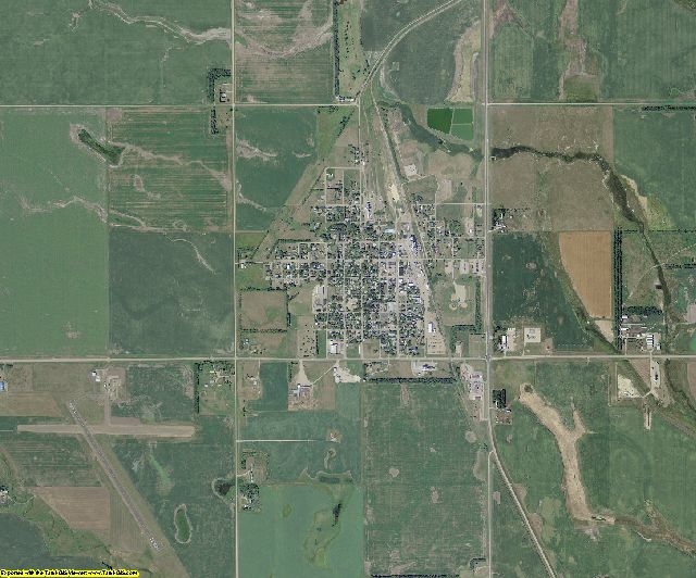 LaMoure County, North Dakota aerial photography