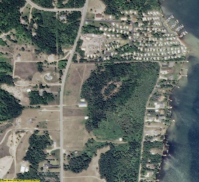 Leelanau County, MI aerial photography detail