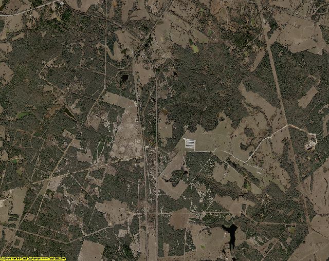 Leon County, Texas aerial photography