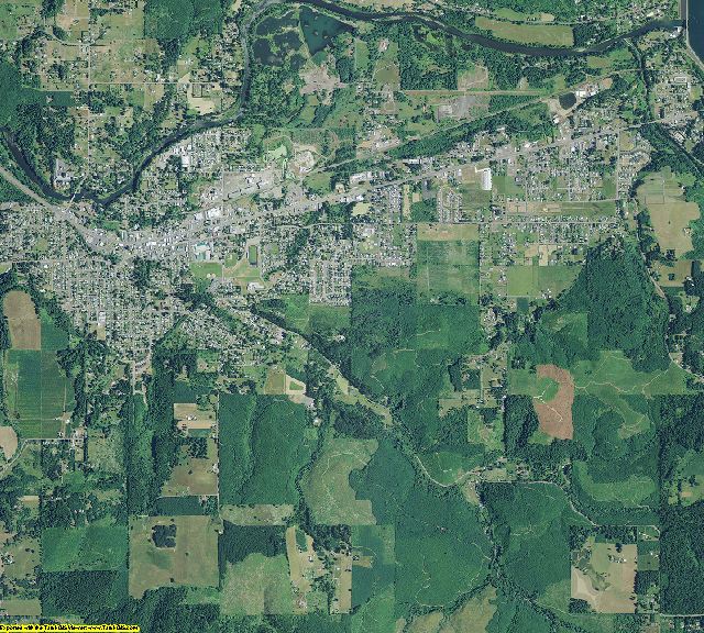 Linn County, Oregon aerial photography