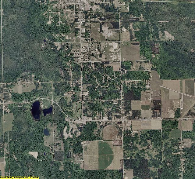 Luce County, Michigan aerial photography