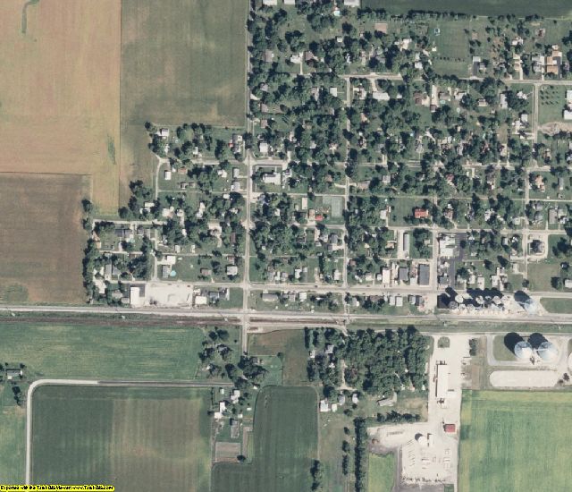 Macon County, IL aerial photography detail