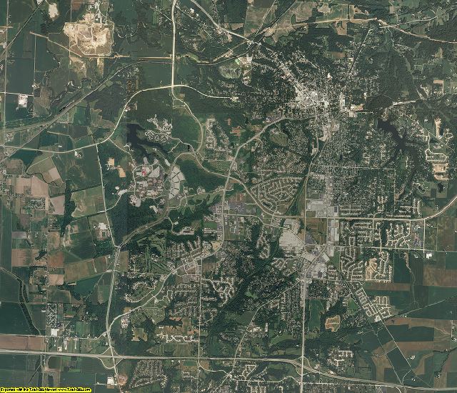 Madison County, Illinois aerial photography