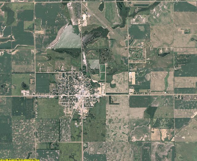 Marshall County, South Dakota aerial photography