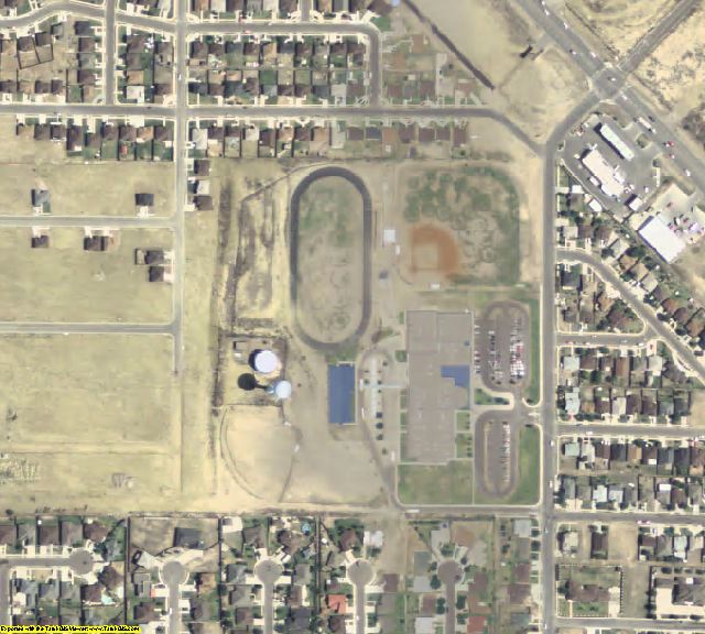 Maverick County, TX aerial photography detail