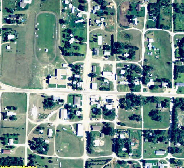 McPherson County, NE aerial photography detail