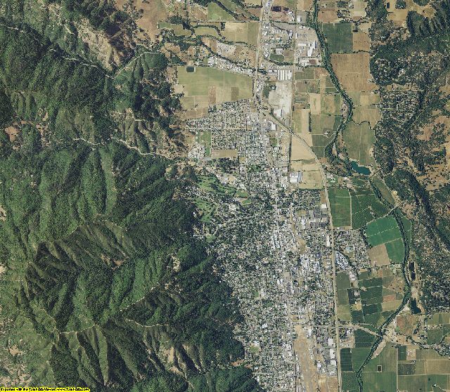 Mendocino County, California aerial photography