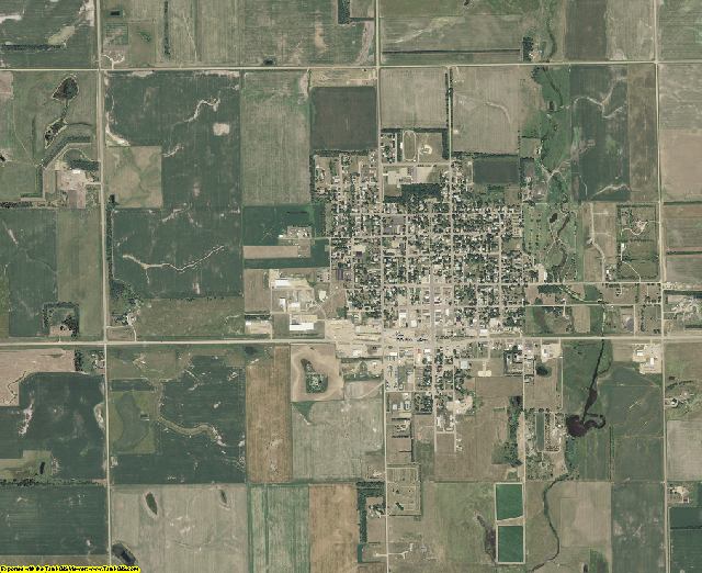 Miner County, South Dakota aerial photography