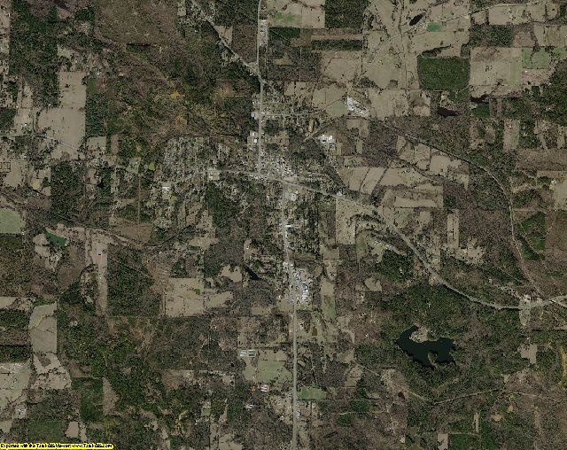 Morris County, Texas aerial photography