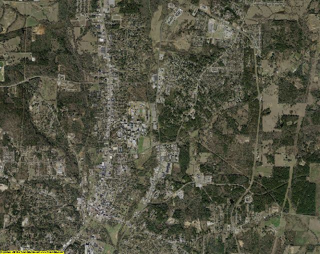 Nacogdoches County, Texas aerial photography