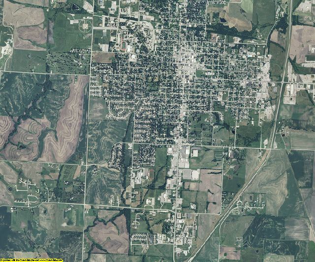Nodaway County, Missouri aerial photography