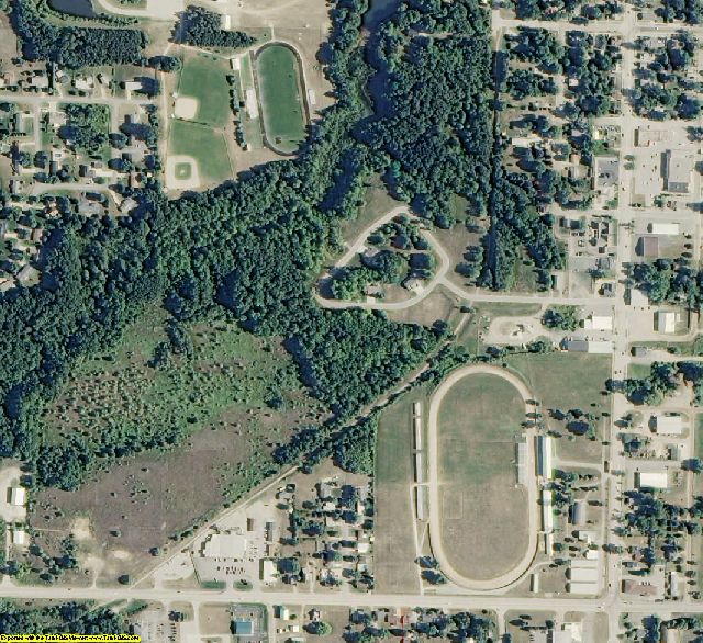 Oceana County, MI aerial photography detail