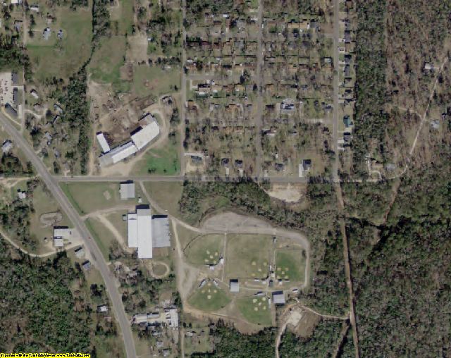 Polk County, TX aerial photography detail