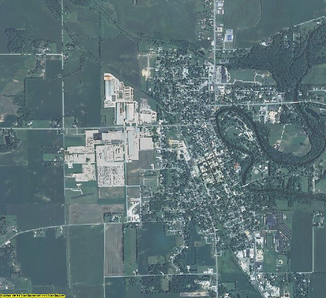 Pulaski County, Indiana aerial photography
