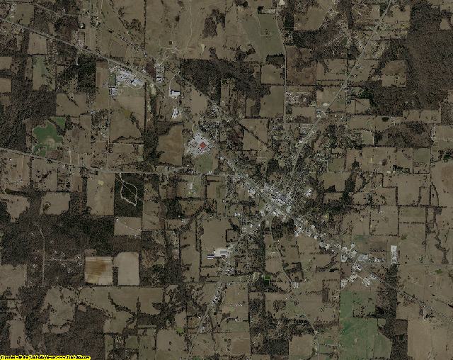 Rains County, Texas aerial photography