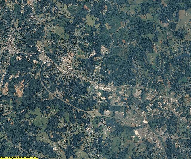 Rutherford County, North Carolina aerial photography