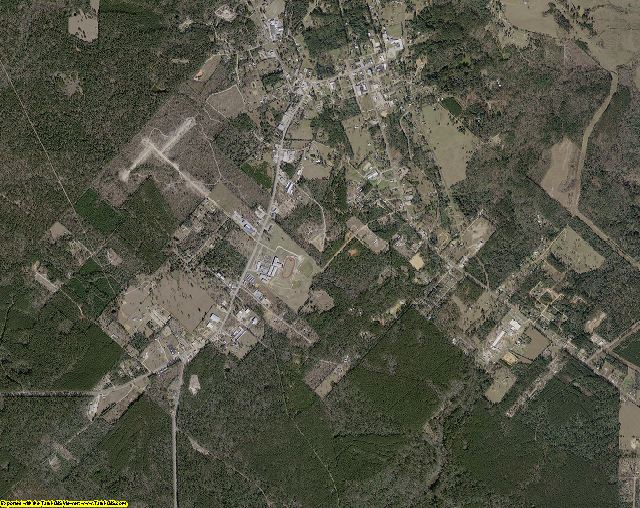 San Jacinto County, Texas aerial photography