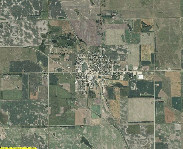 Sanborn County, South Dakota aerial photography