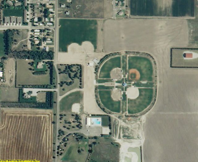 Scott County, KS aerial photography detail