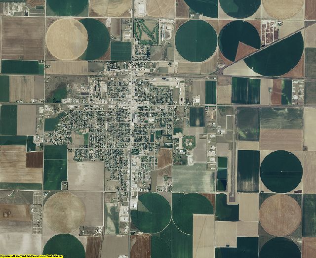 Scott County, Kansas aerial photography